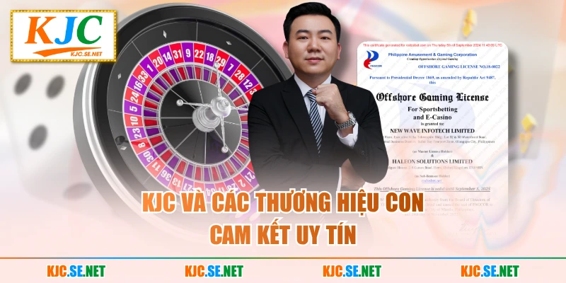 KJC và các thương hiệu con cam kết uy tín